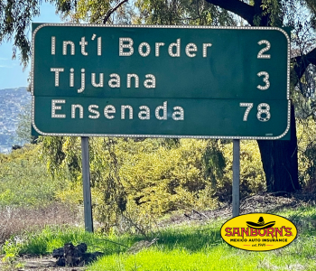 Tijuana traffic sign