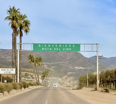 Ruta del Vino Sign